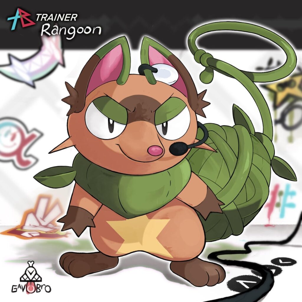 Here’s Rangoon, the Grass Type Specialist!