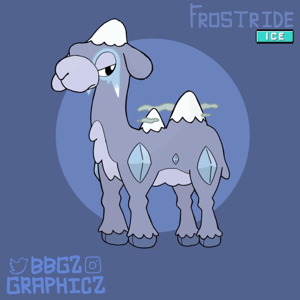 Frostide - [Ice] a new Pokemon based on the DC villian Mr.Freeze