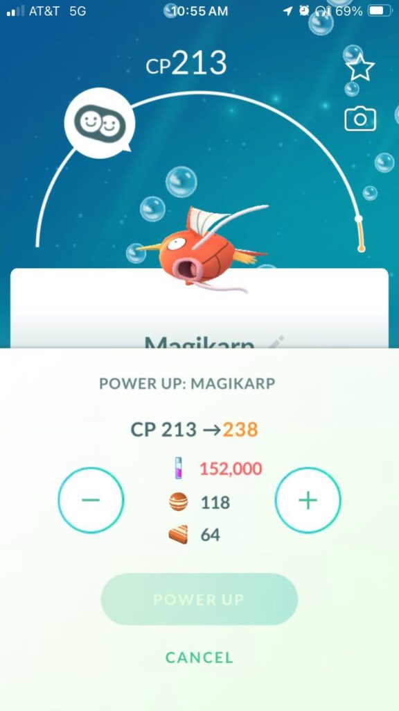 This is what’s happening when I find a shiney