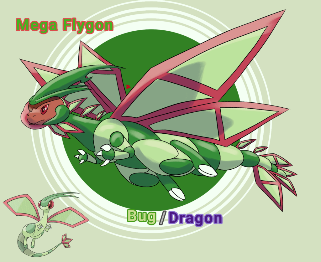 Here's my own take on Mega Flygon.