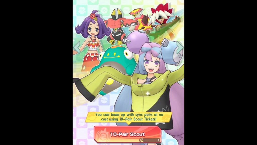 Pokemon Masters EX - Free 100 Pairs Scouts (Fair pairs included)