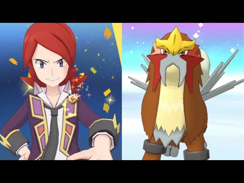 EX-R Champion Silver soloes the Entei Legendary Arena [Pokemon Masters EX]