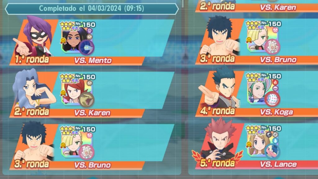 E4 Johto 1vs3 15.000pts (Semana 184) -Pokemon Masters EX-