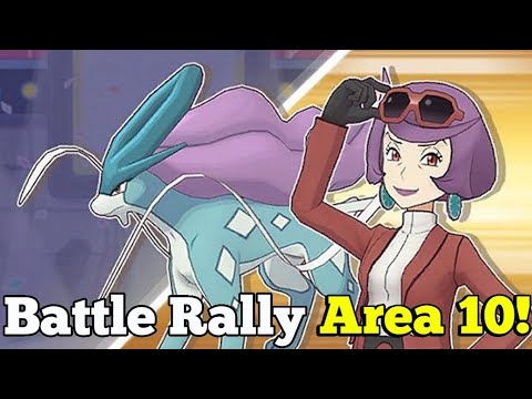 Battle Rally 6900pts vs Argenta (Area 10 Hard) | Pokemon Masters EX