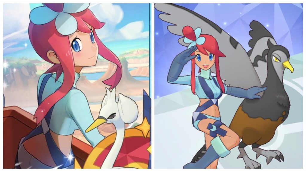 Pokemon Masters EX: Skyla & Unfezant Showcase Pokefair Level Lodge Unit