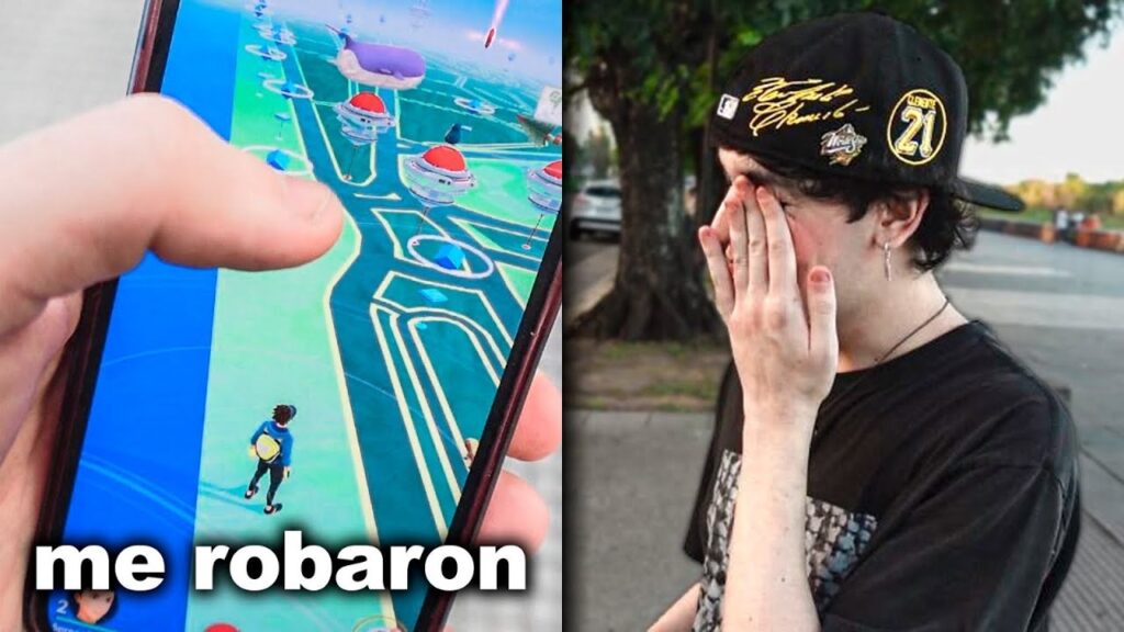 Juego Pokemon GO y me ROBAN