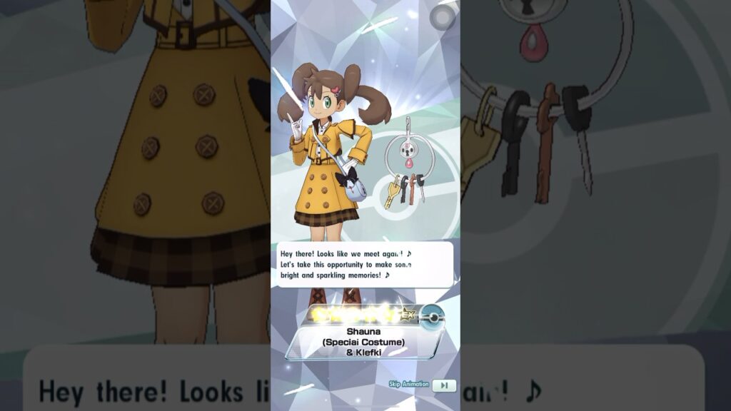 SHAUNA & KLEFKI SYNC PAIR SUMMON #pokemon #pokemonmasters #pokemonmastersex #shauna #klefki