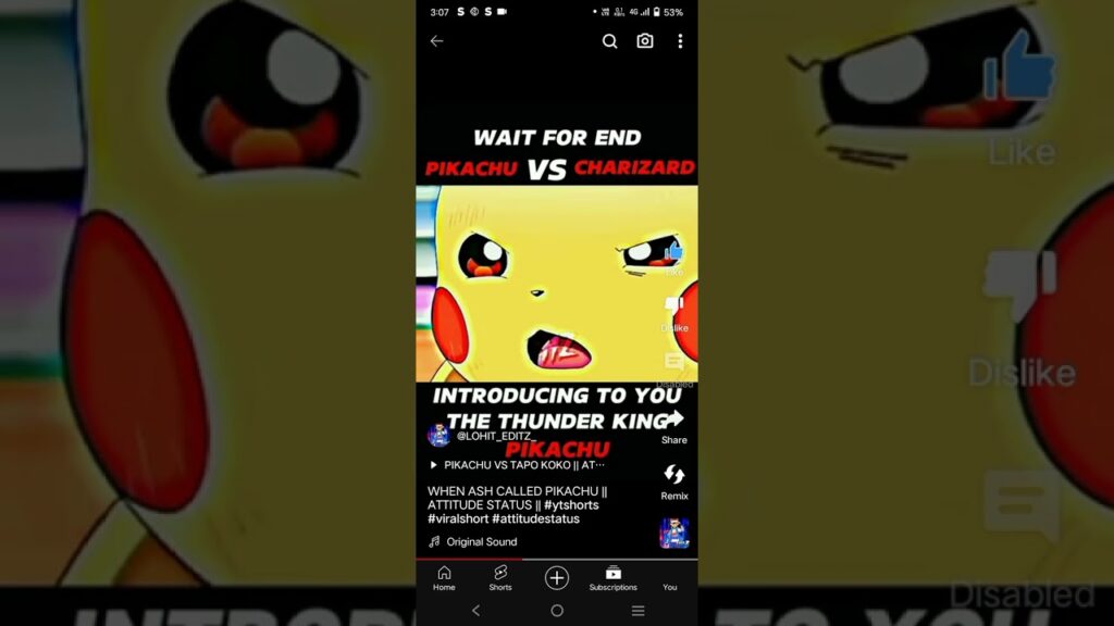 Pokemon.    in Pikachu vs Charizard.       Pokemon masters