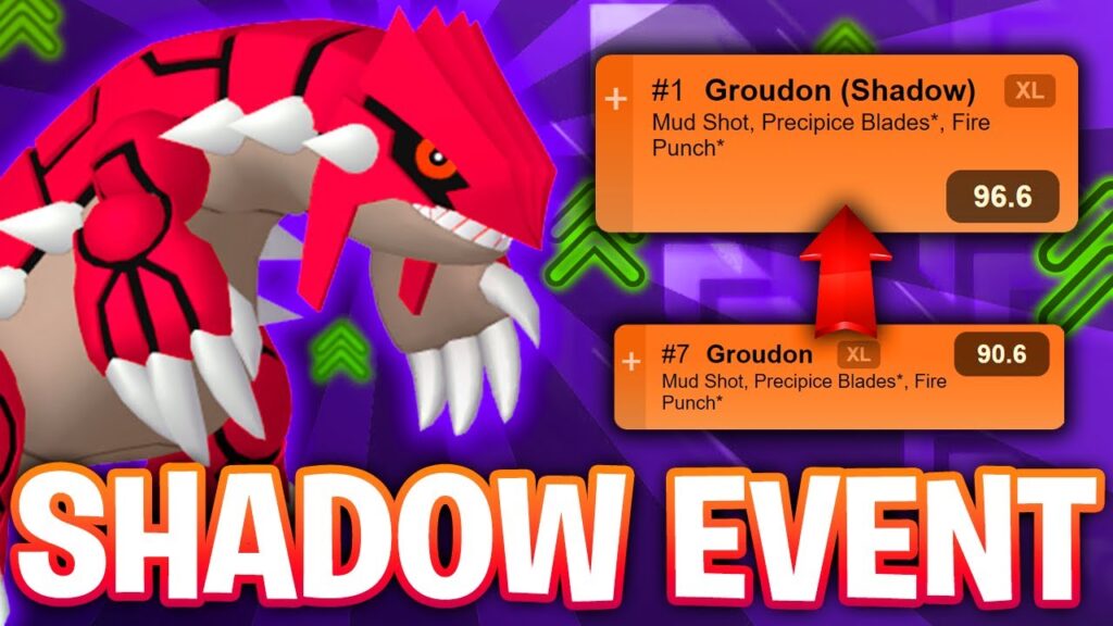 *NEW* SHADOW EVENT! WHY YOU SHOULD GET A SHADOW GROUDON FOR THE  GO BATTLE LEAGUE! | POKEMON GO NEWS