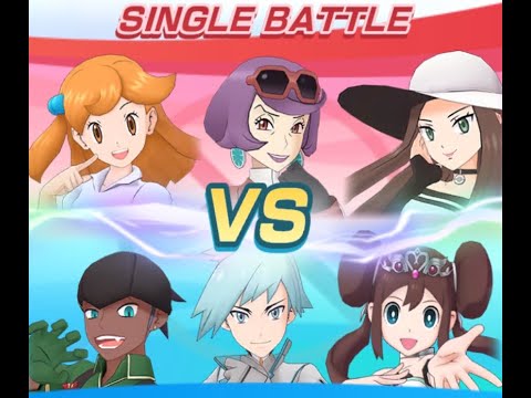 Pokemon Masters EX I Anni Raihan-SS Stevem-NC Rosa Take Down Argenta !