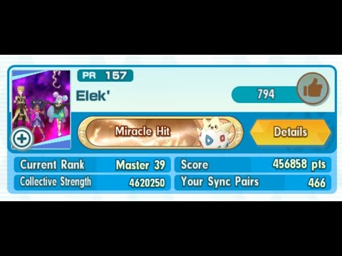 Pokemon Masters EX - High Score Psychic-type Event - 456k pts