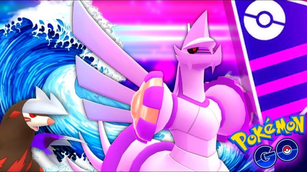 *NEW ORIGIN PALKIA AQUA TAIL* Shadow Excadrill in Master GO Battle League Pokemon GO