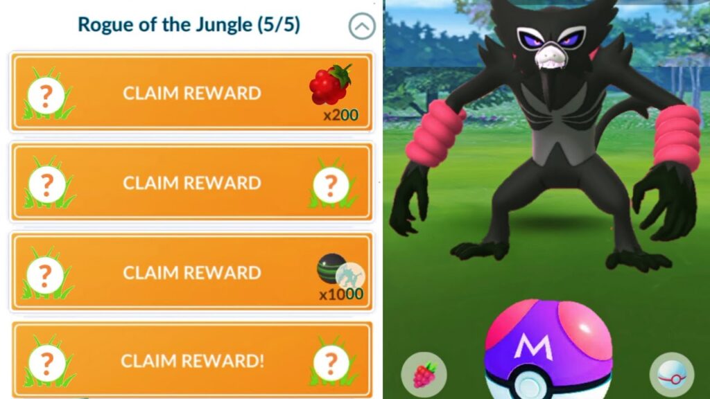 New $8 "Rogue of the Jungle" special research || PokemonGo