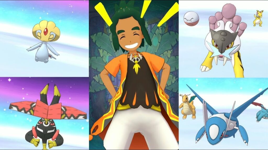 Soloing 4 Legendary Arenas with max investment SS Hau [Pokemon Masters EX]