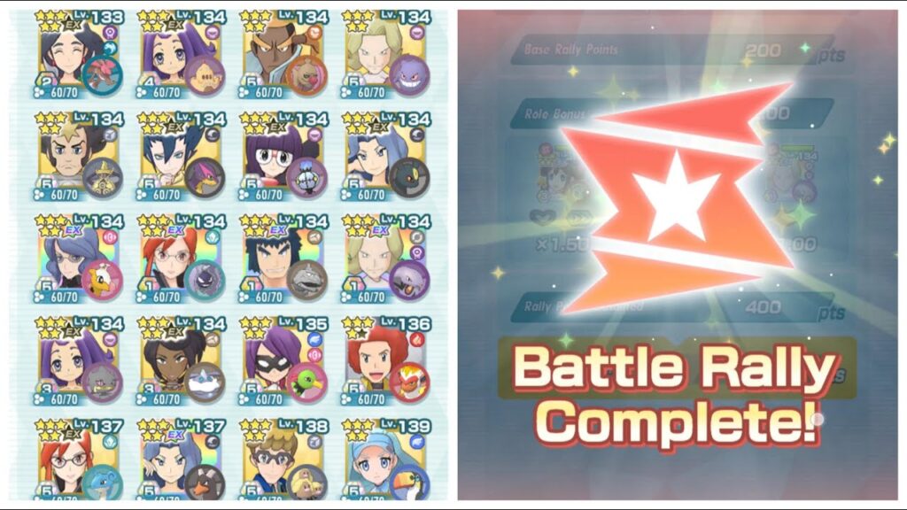 Pokemon Masters EX Battle Rally Week 8 Elite Four