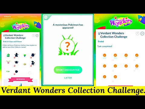 Verdant Wonders Collection Challenge Rewards In Pokemon Go | Pokemon Go New Event | Zarude Research