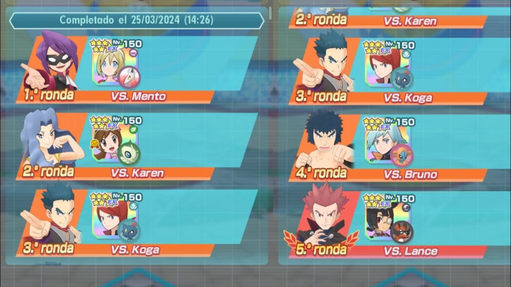 E4 Johto 1vs3 15.000pts (Semana 187) -Pokemon Masters EX-