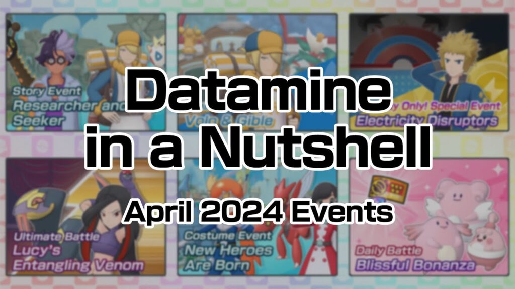 [Pokemon Masters EX] DATAMINE IN A NUTSHELL (April 2024 Events)