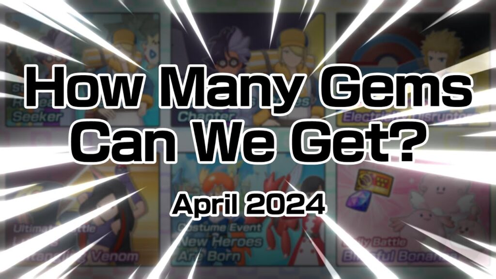 [Pokemon Masters EX] HOW MANY GEMS CAN WE GET? (April 2024)