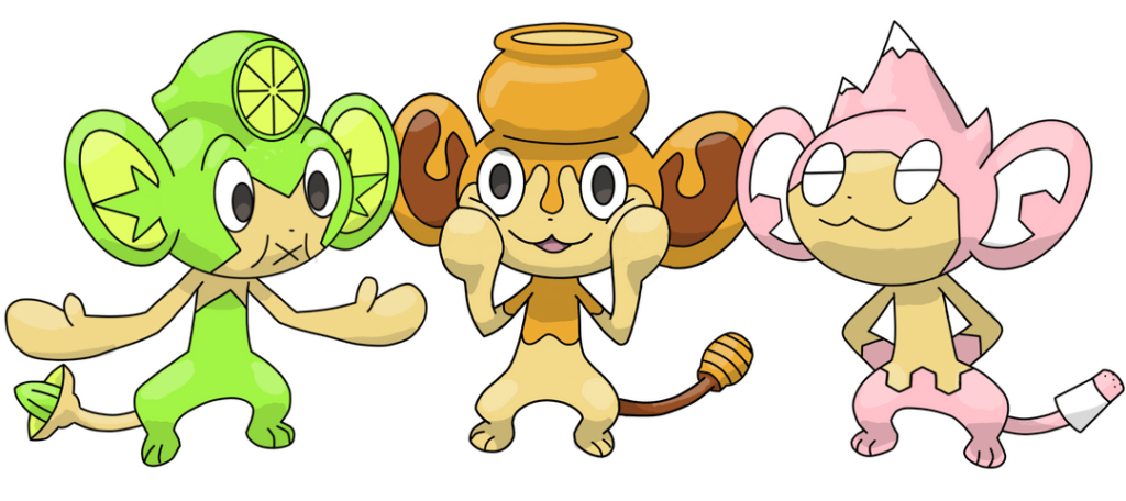 Meet Pansour, Pansweet & Pansalt! The Lanmi Region's favorite flavor savers! [OC]