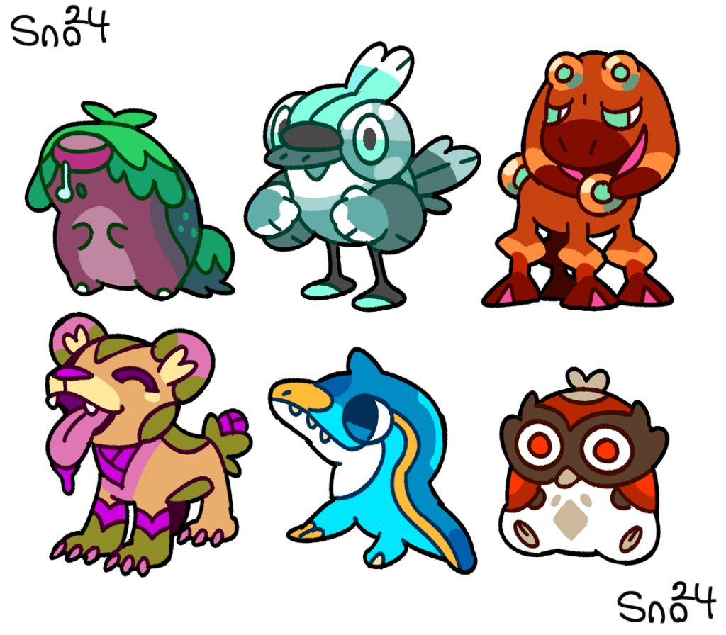 My First Fakemon Starters!