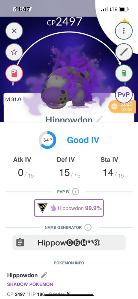 I’m not great with PVP, but I took a nuke at stardust after seeing this rating.