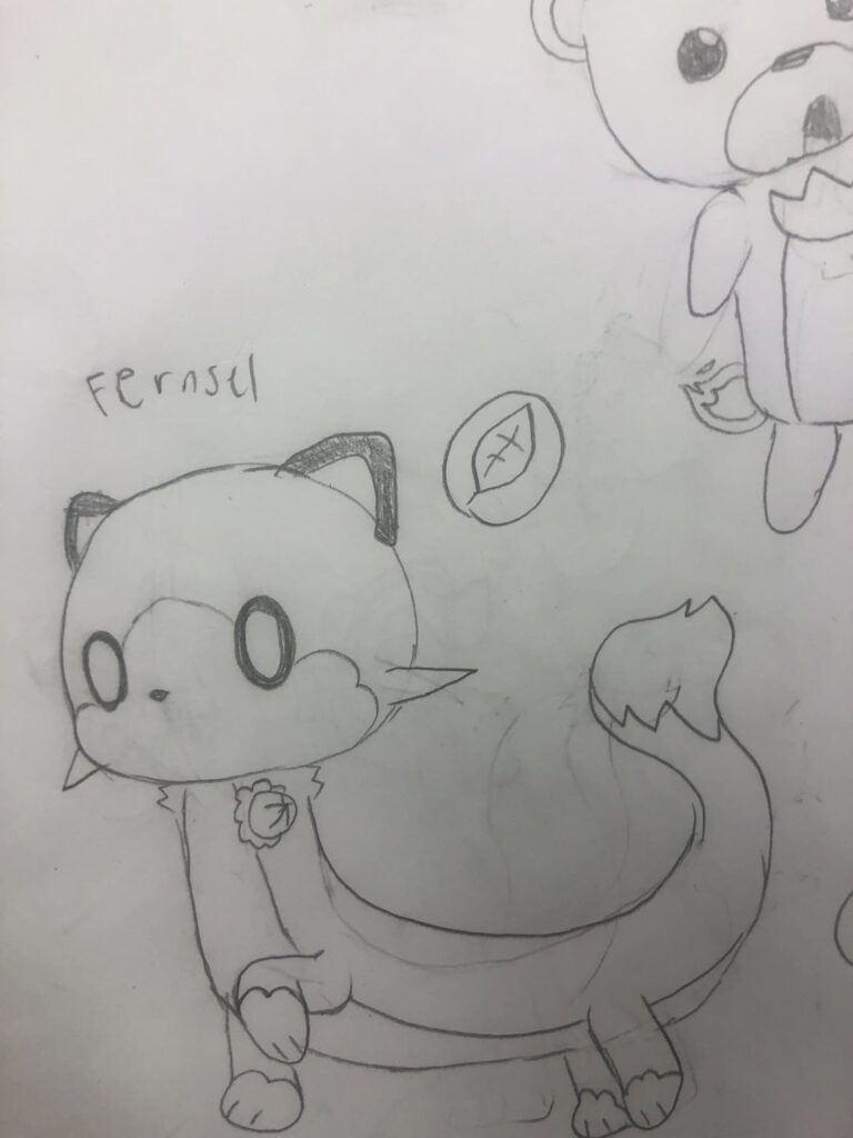 Update on my fakemon (I will put the dex entery in the comments)