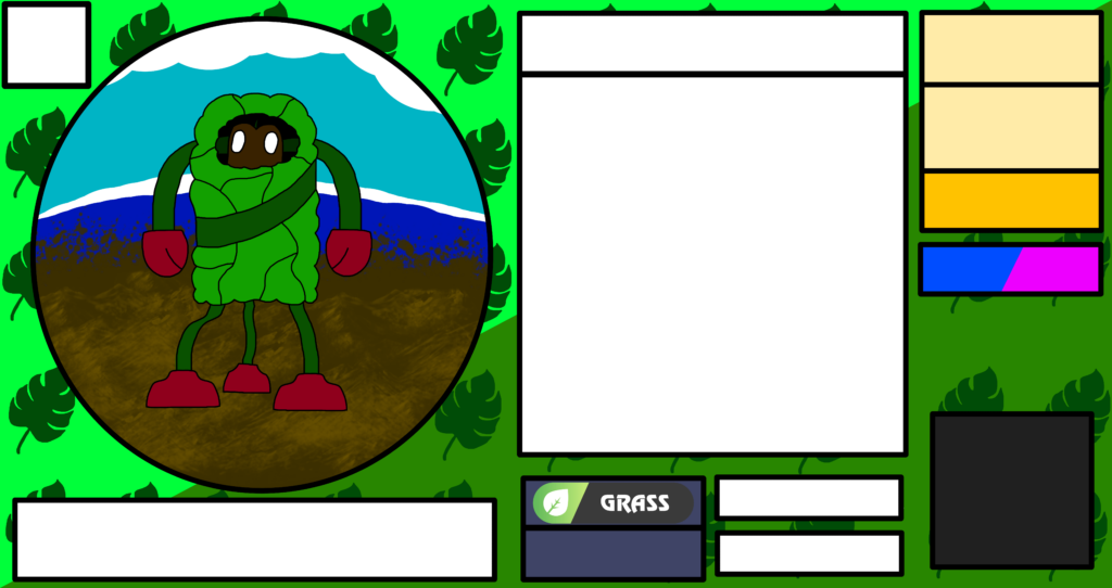 Need a little help. This is a fakemon I'm remastering that used to be called Hearedge but I'm not 100% happy with that name. It's pre-evolution is called Bushutter and its evolution is called Brambash. Any name ideas?