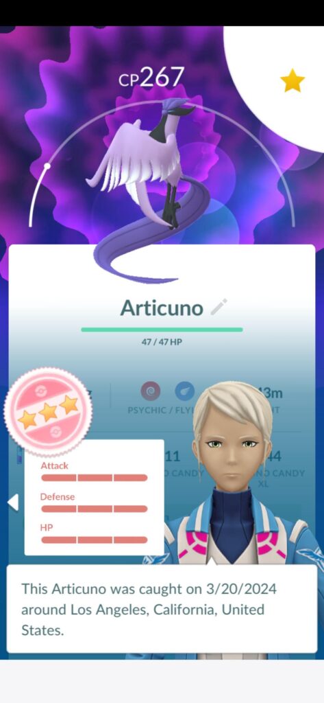 1st ever G-bird catch