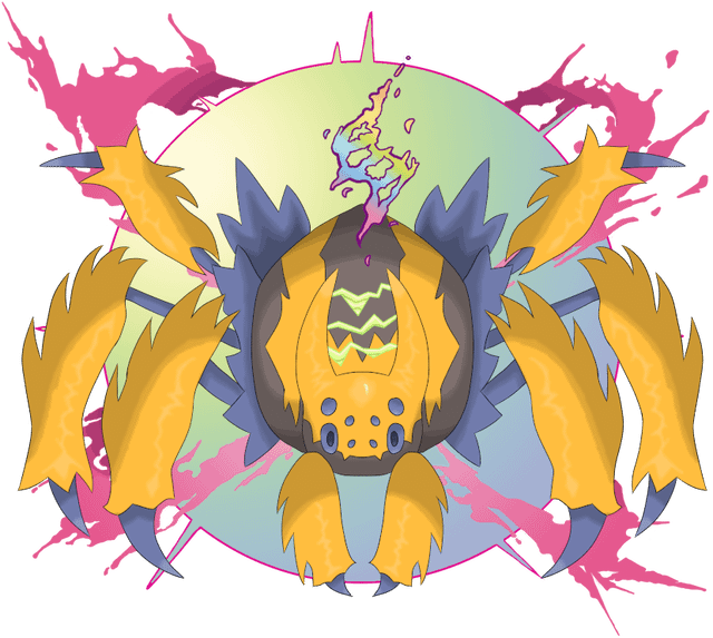I'm back with another Mega Pokemon this time its Galvantula (This little Fella gets a Type Change to Dark/Electric from Bug/Electric)