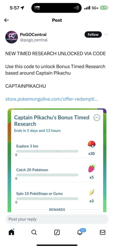 TIMED CAPTAIN PIKACHU RESEARCH: CAPTAINPIKACHU Just incase you guys don’t have twitter I just got this notification