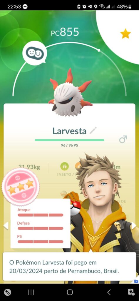 How lucky - Larvesta 100%