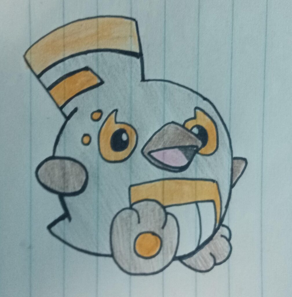 My psudo legendary, based on a Vuvuzela and a Parasaurolophus. I haven't been able to come up with a name yet, so all suggestions are welcome 😁