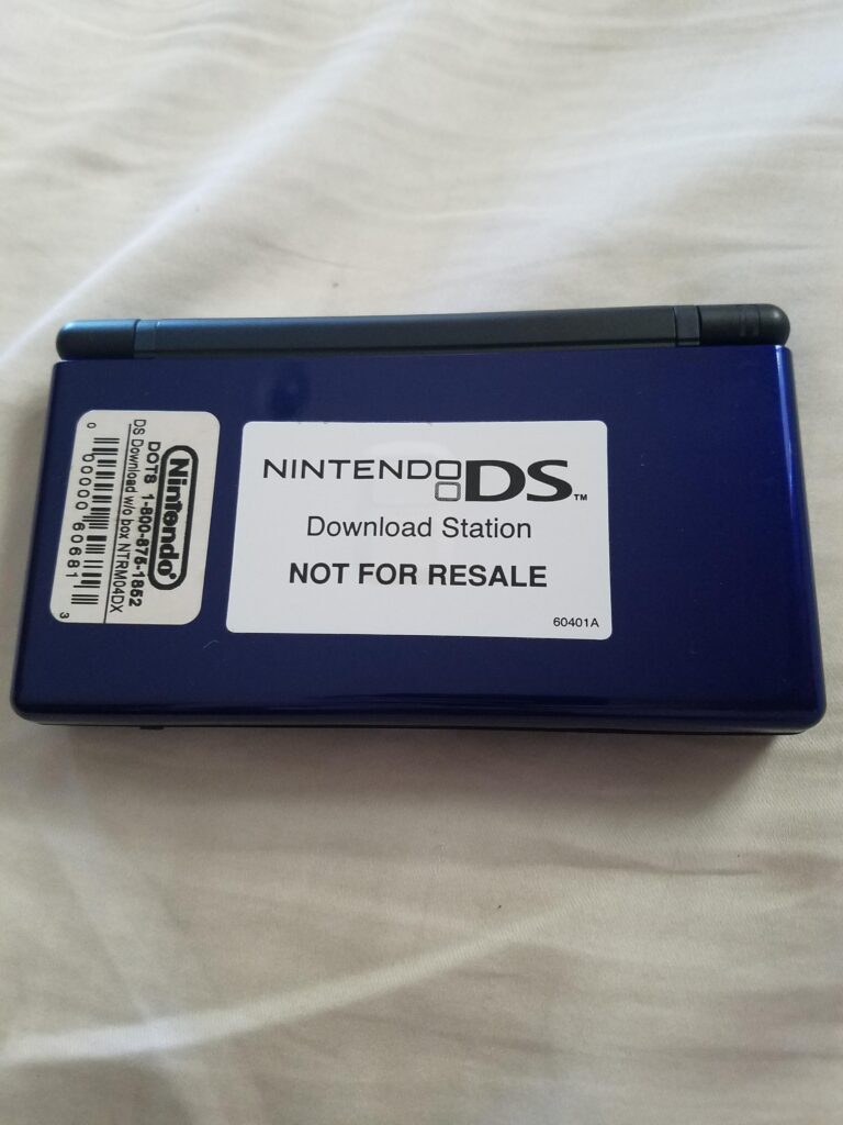 This is a DS download station that was used to distribute demos of games back in the early 2000s.