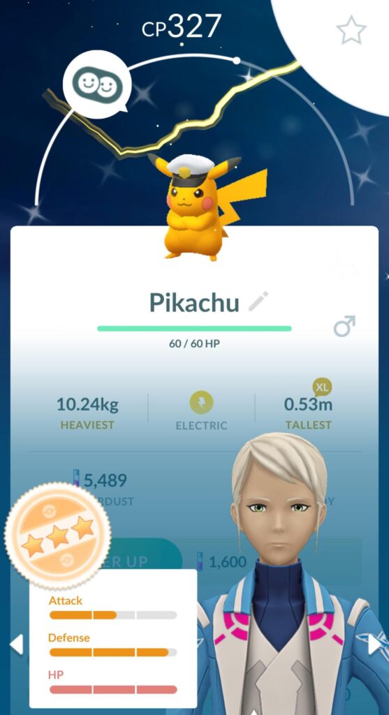 My first costume shiny!  He’s so big!