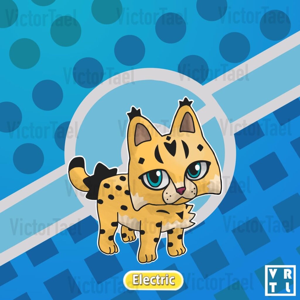 025. Lincio_(Spain inspired FKMN) Swipe to see its infodex and evolution line! ➡️