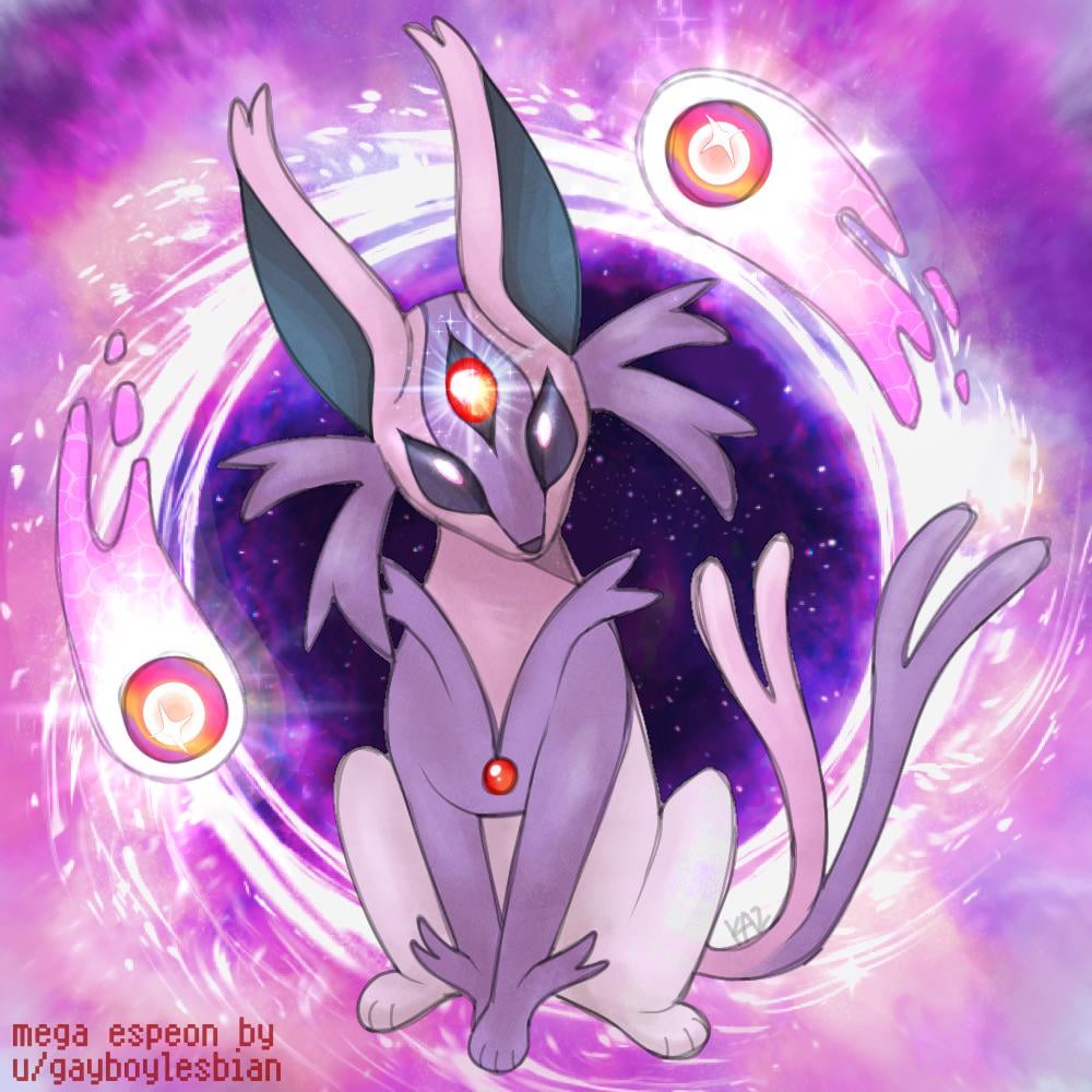 mega espeon in light of the new mega evolution possibilities!!!