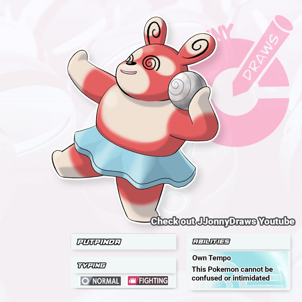 I drew an evolution for spinda