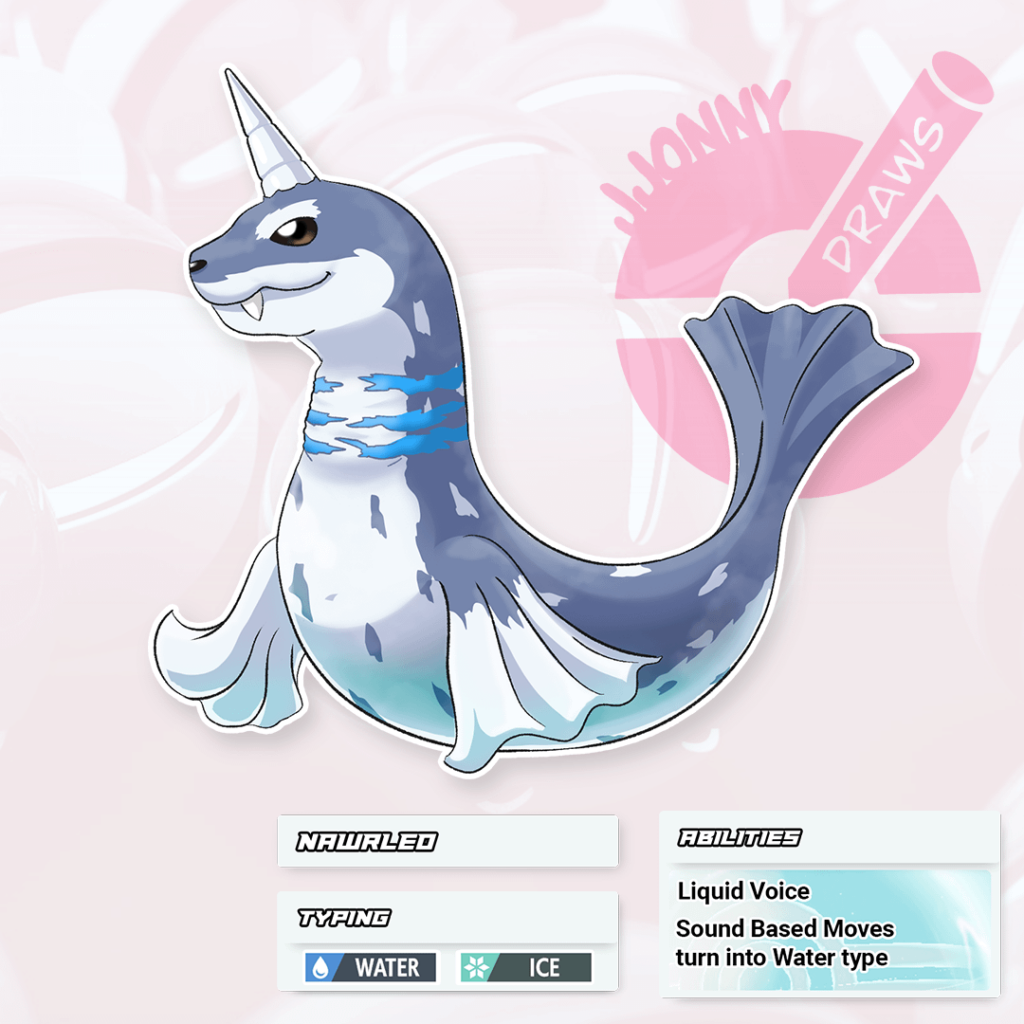 I drew an evolution for Dewgong