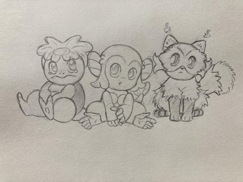 Meet the new starters Prancry, Monkikoi and Pynuki, Which one is your favorite?