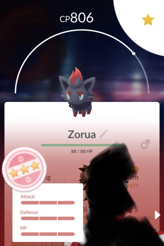 3 stars Zorua!?!