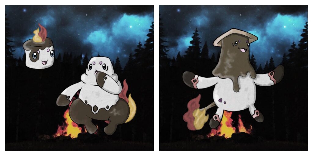 Puff, Toastmallow, and S’morsel