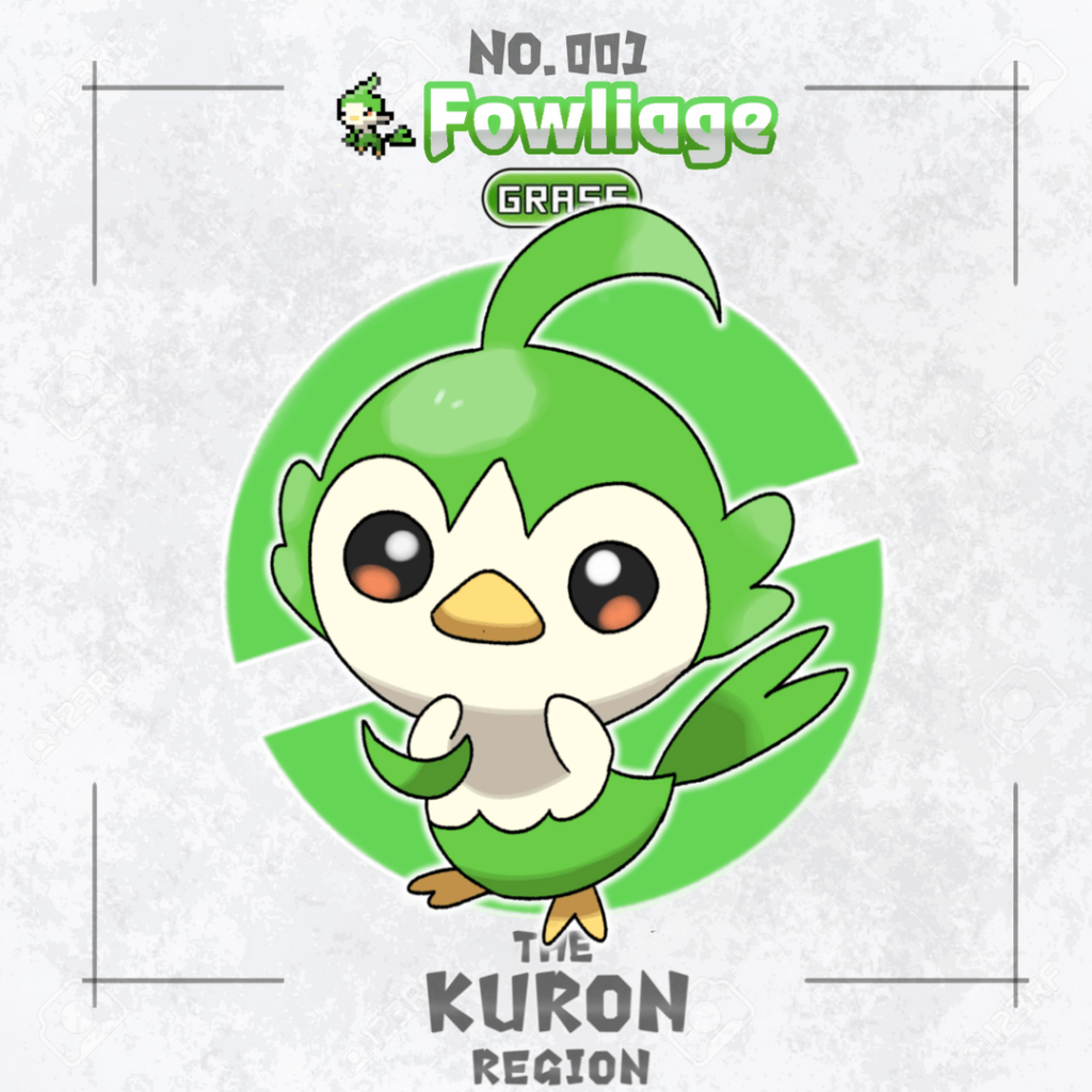 Kuron Region Starters, And their info😉