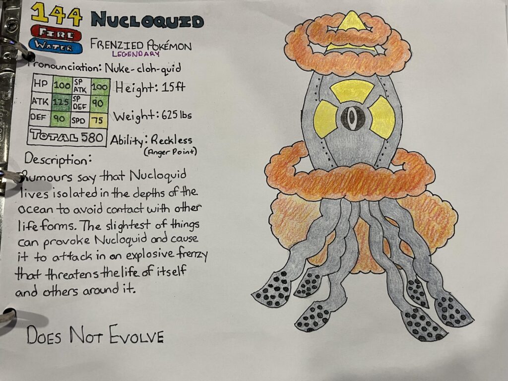 Introducing the first official entry into my regional dex, Nucloquid!