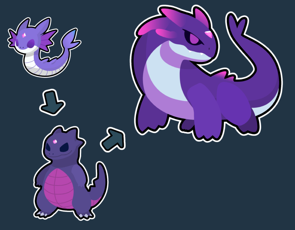 My first dragon type fakemon.