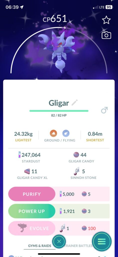 Starting the day off with a shiny encounter