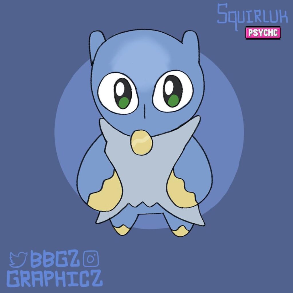 Pokemon based on DC Comic characters. For todays Pokemon we have a Pokemon based on Dr.Fate. Squireluk - [ Psychic ]