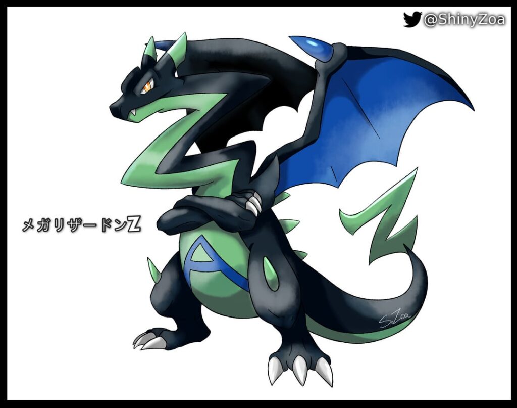 I present to you...Mega Charizard Z (Literally!)