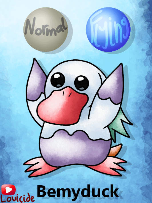 Redesigned Psyduck if he was designed for Gen 2
