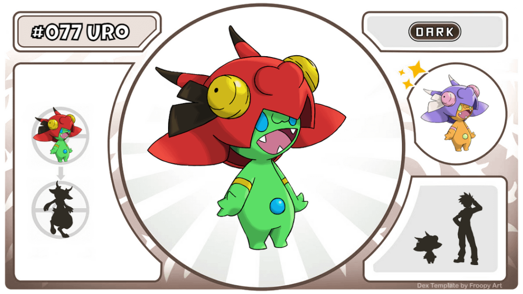 Chilean Pokedex - Uro, little imps from the A'hue Region, wearing a mask clearly too big for them; inspired by the devil masks of the Tirana Festival, in the north of Chile